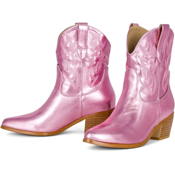 Pink Cowgirl Boots - Picture 3 of 4